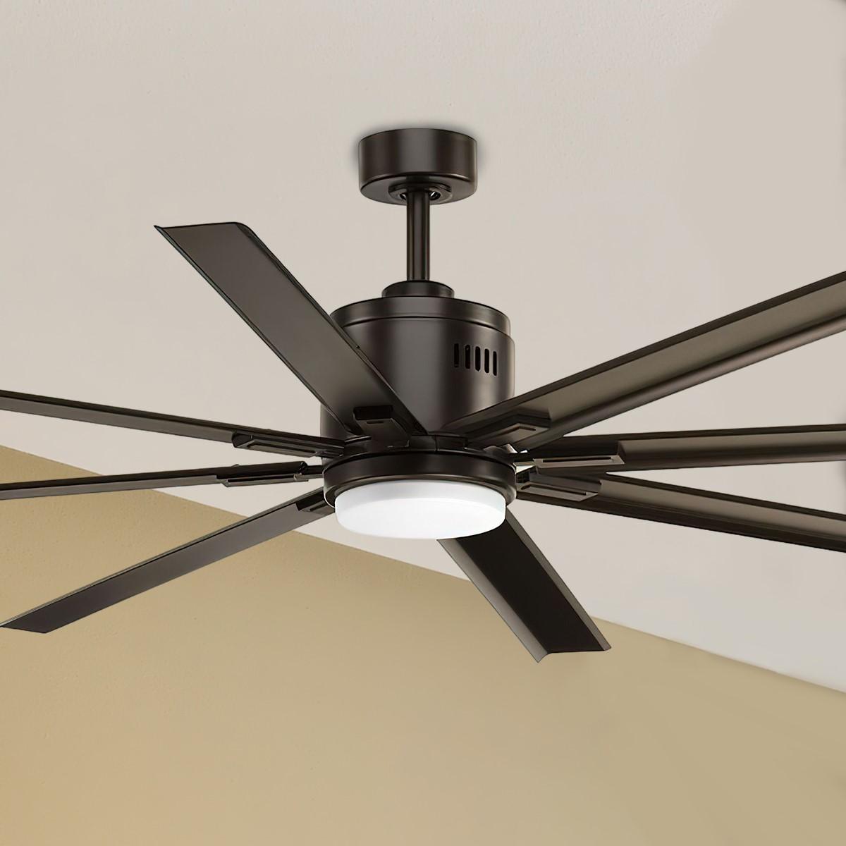 Vast 72 Inch Modern Windmill Outdoor Ceiling Fan With Light And Remote
