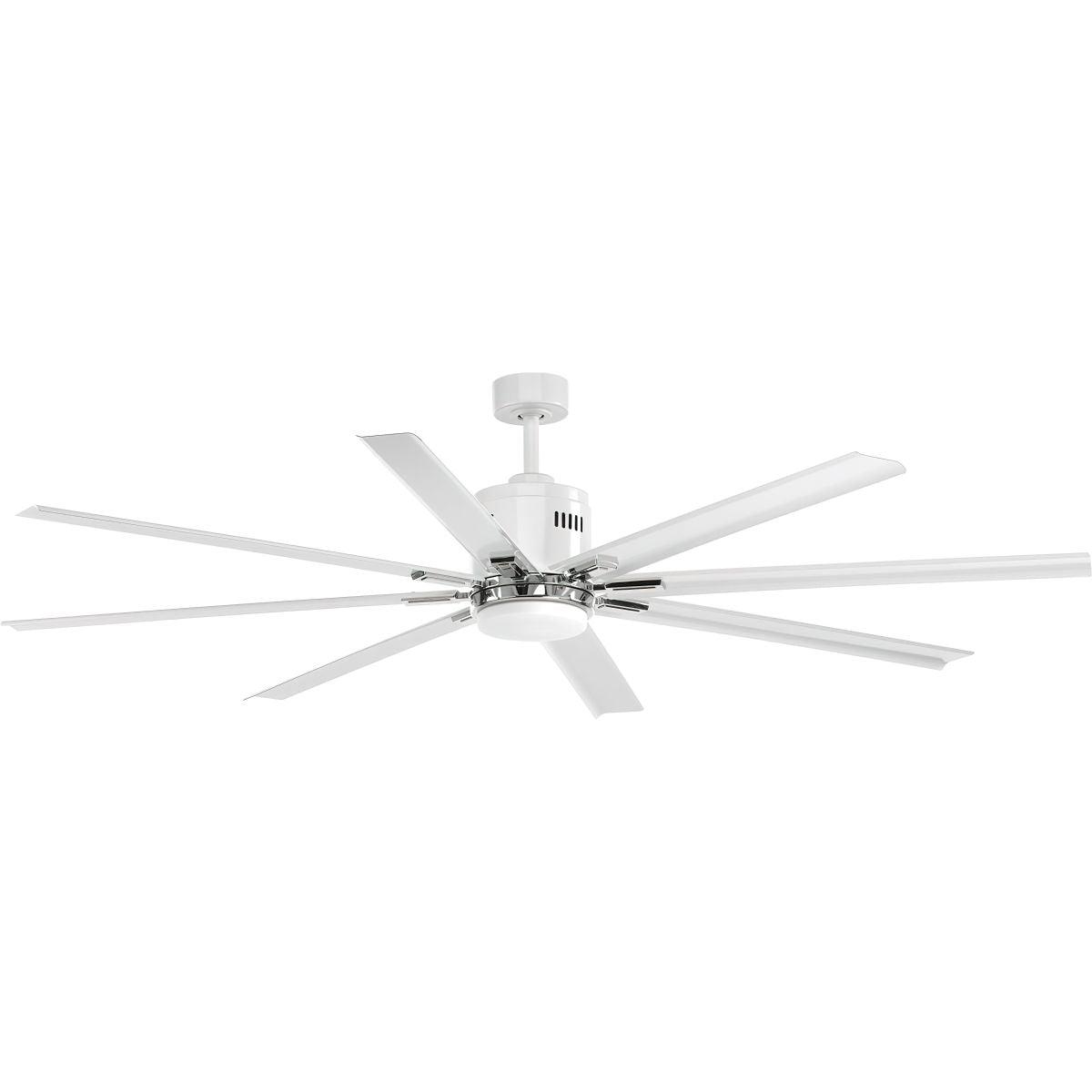 Vast 72 Inch Modern Windmill Outdoor Ceiling Fan With Light And Remote - Bees Lighting
