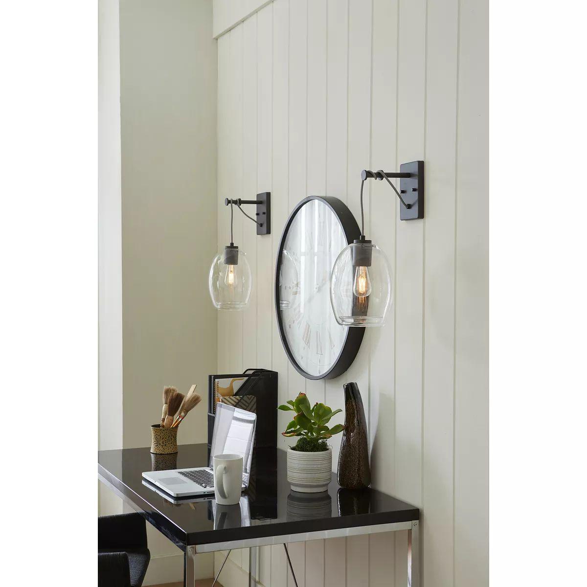 Caisson 15 In. Armed Sconce