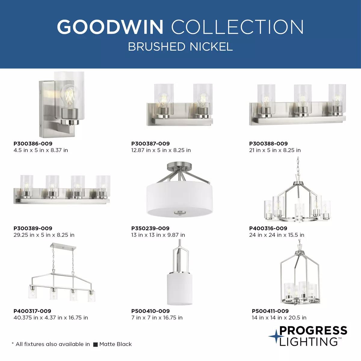 Goodwin 8 in. Bath Sconce - Bees Lighting