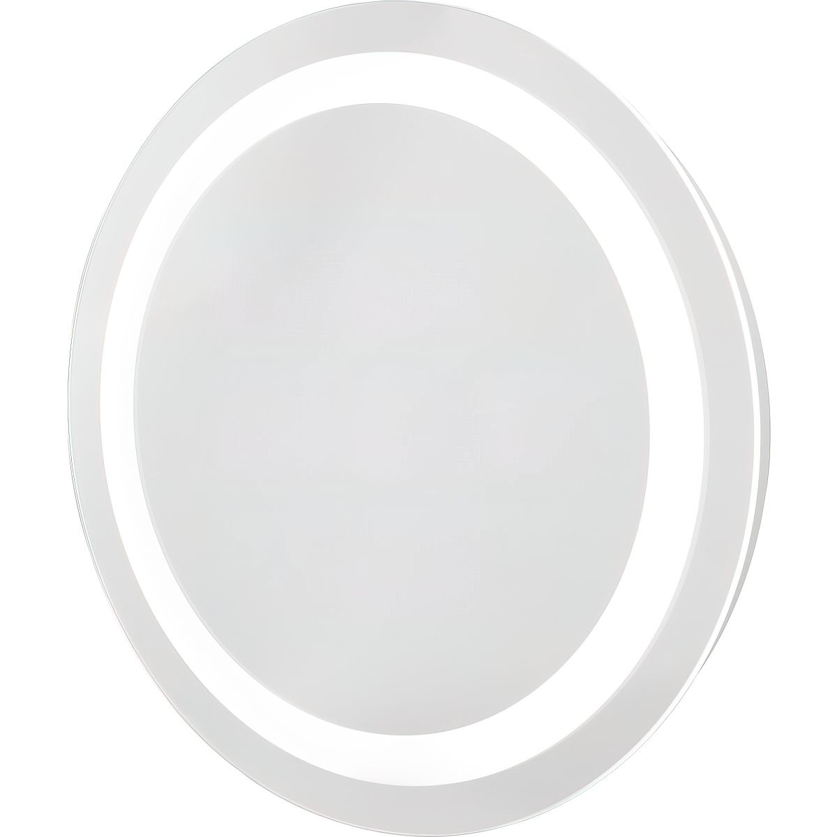 Captarent Round 24 In. White LED Wall Mirror - Bees Lighting