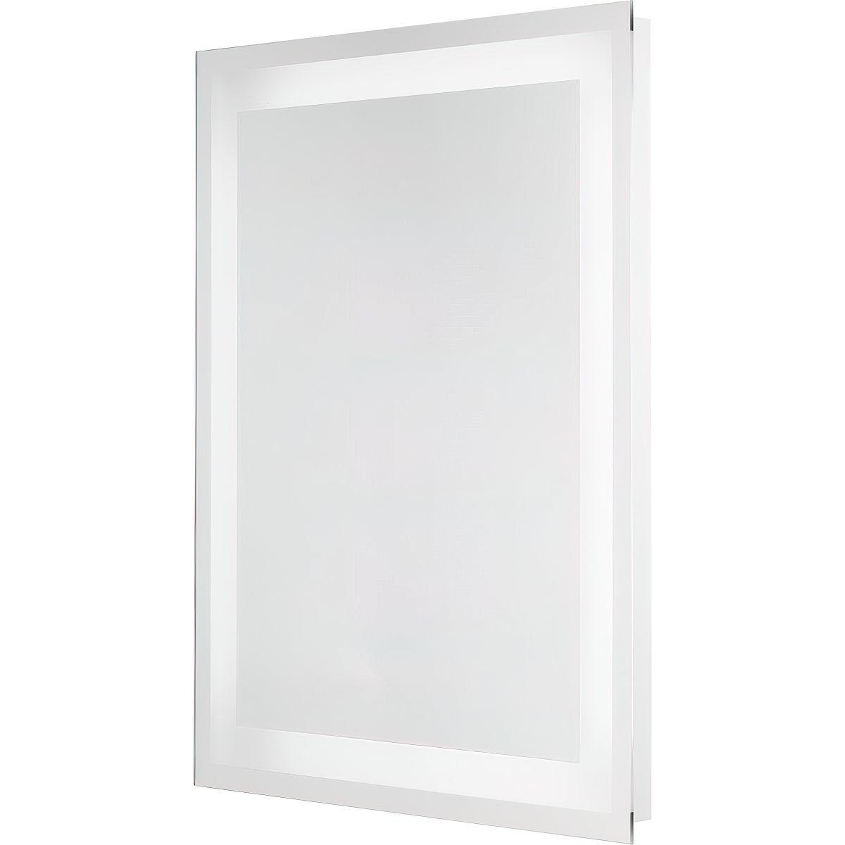 Captarent 30 In. X 36 In. White LED Wall Mirror