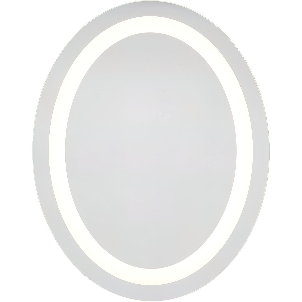 Captarent 22 In. X 28 In. White LED Wall Mirror