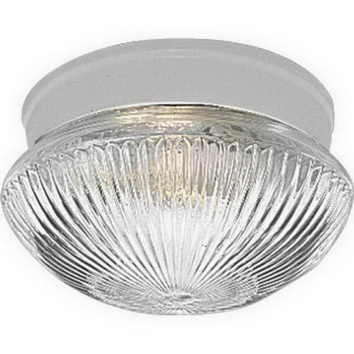 Fitter 8 in. Ceiling Puff Light White finish