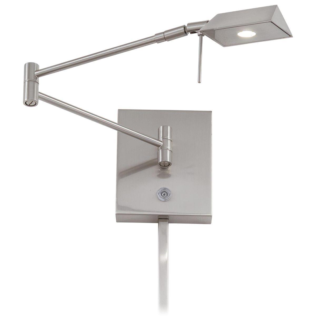 George's Reading Room Contemporary LED Swing Arm Wall Lamp - Bees Lighting