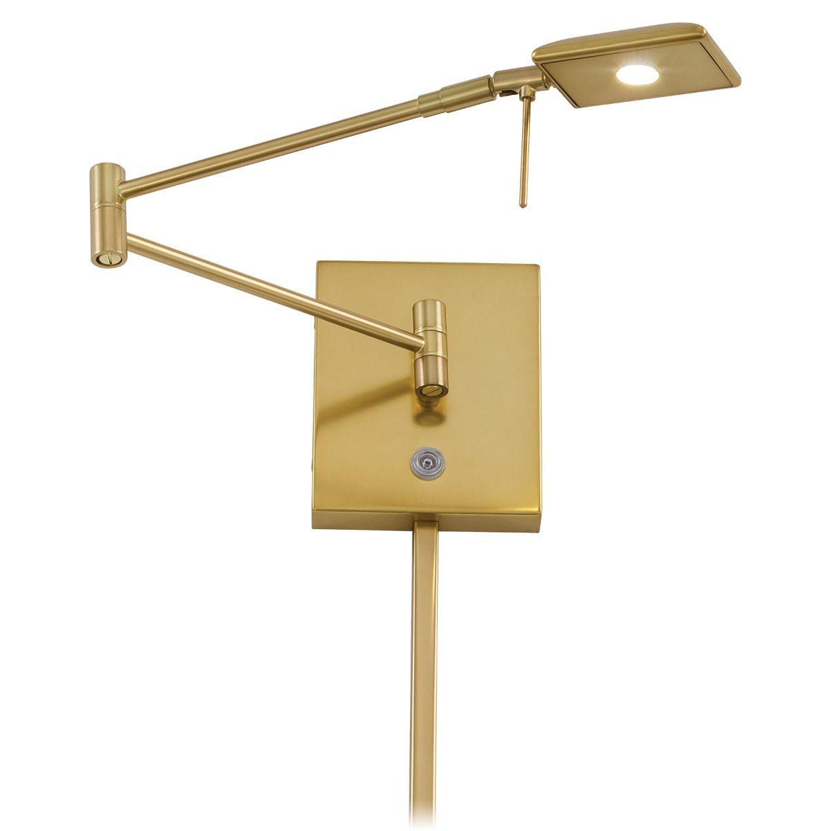 George's Reading Room Contemporary LED Swing Arm Wall Lamp