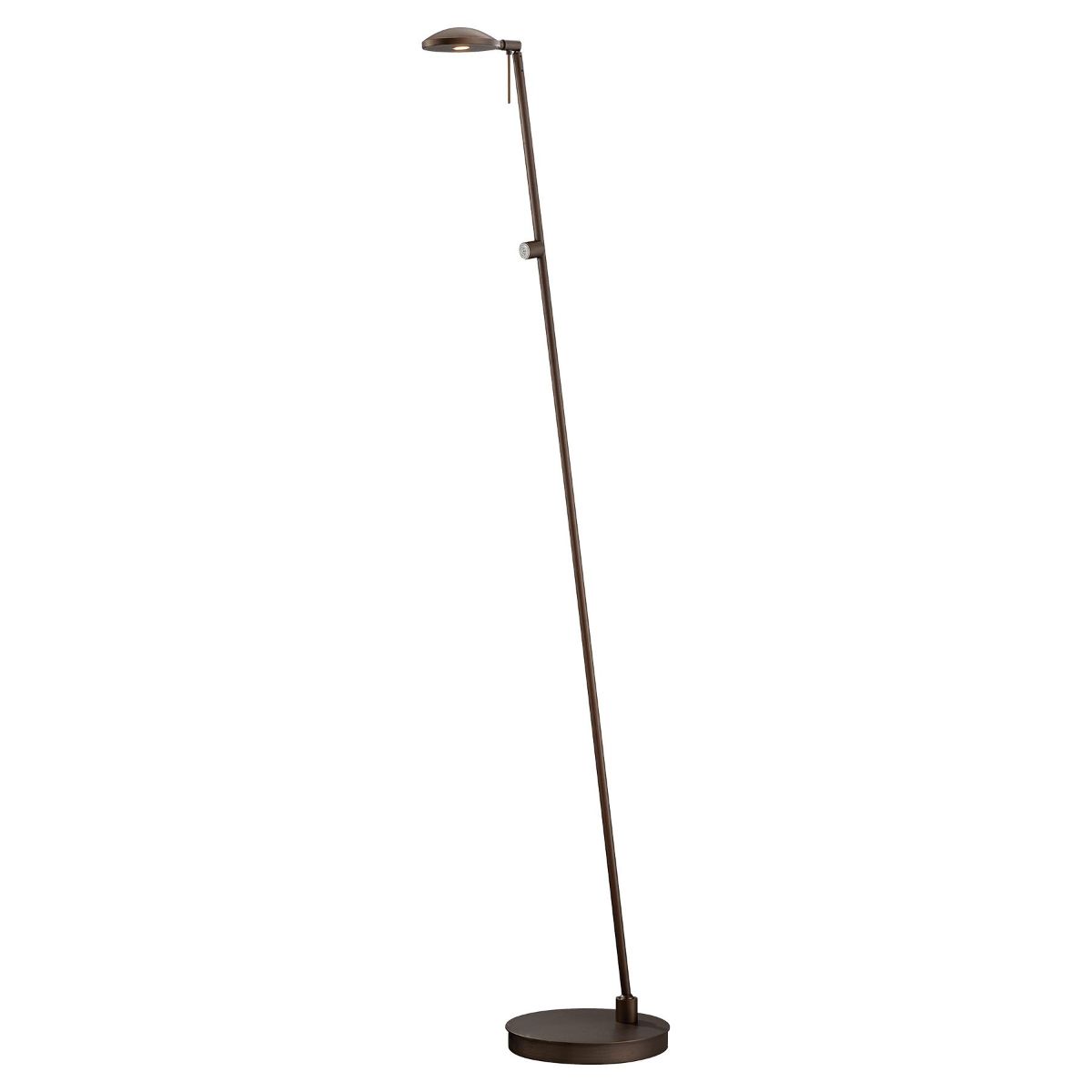George's Reading Room 1 Light LED Pharmacy Floor Lamp Copper Bronze Patina Finish - Bees Lighting