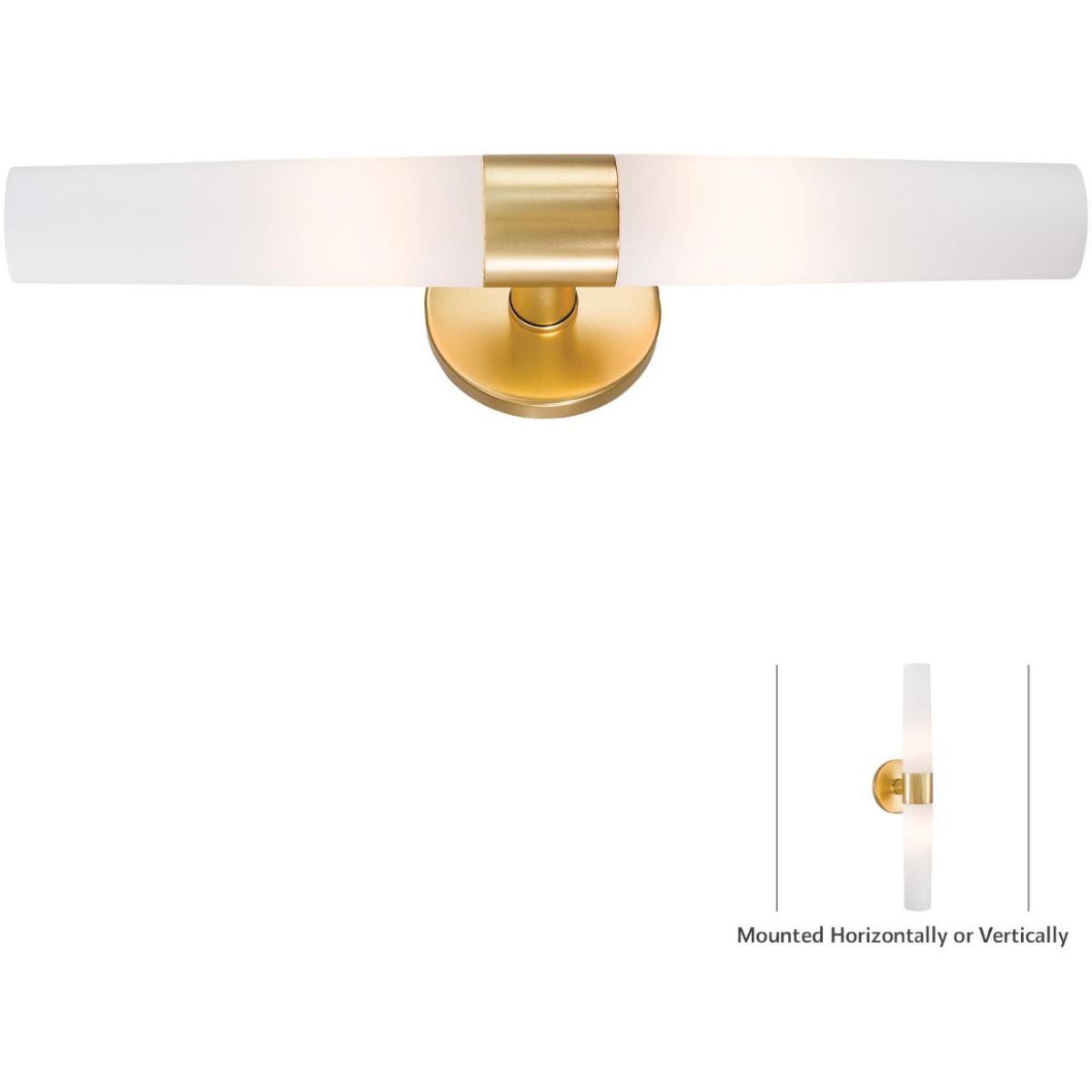 Saber 20 in. 2 Lights Bath Bar Gold finish - Bees Lighting