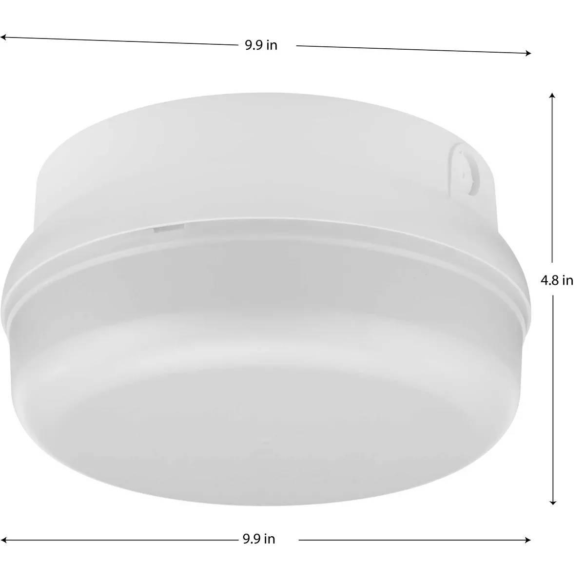 Hard Nox 10 in. Round LED Outdoor Flush Mount - Bees Lighting