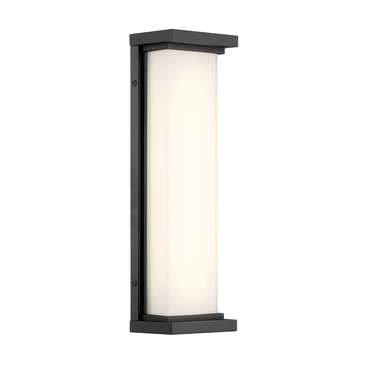 Caption 16 in. LED Outdoor Wall Sconce Coal Finish