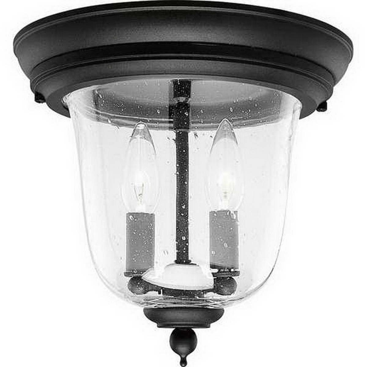 Ashmore 10 In. 2 Lights Outdoor Flush Mount - Bees Lighting