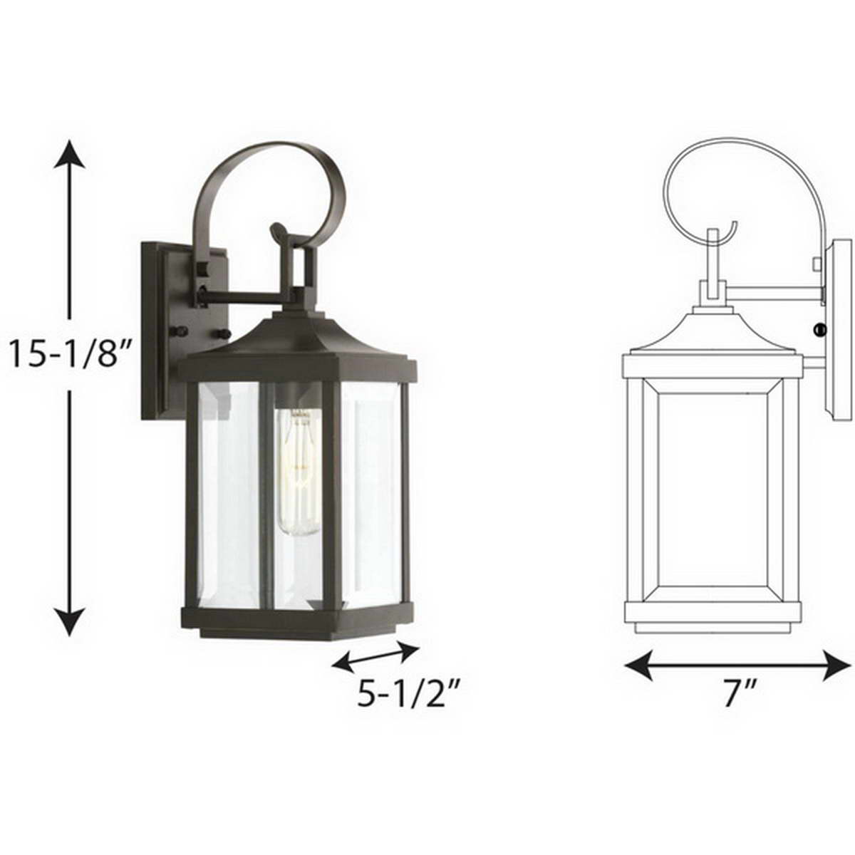 Gibbes Street 15 in. Outdoor Wall Light