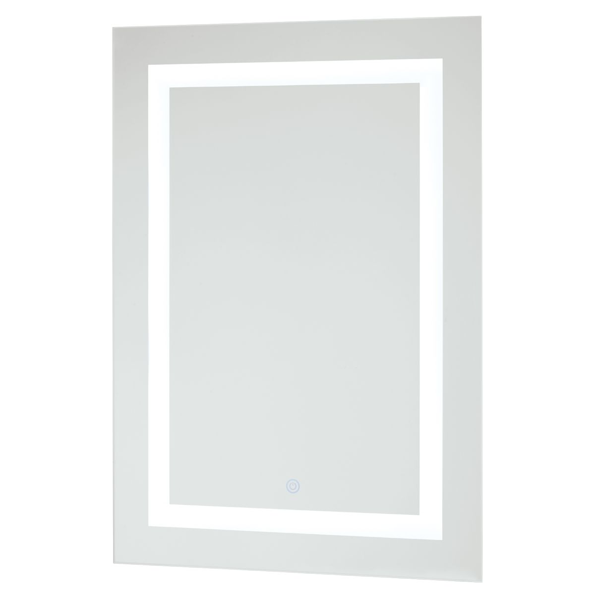 19.63 In. X 27.63 In. LED Vanity & Bathroom Mirror With Touch On/Off Dimmer Function