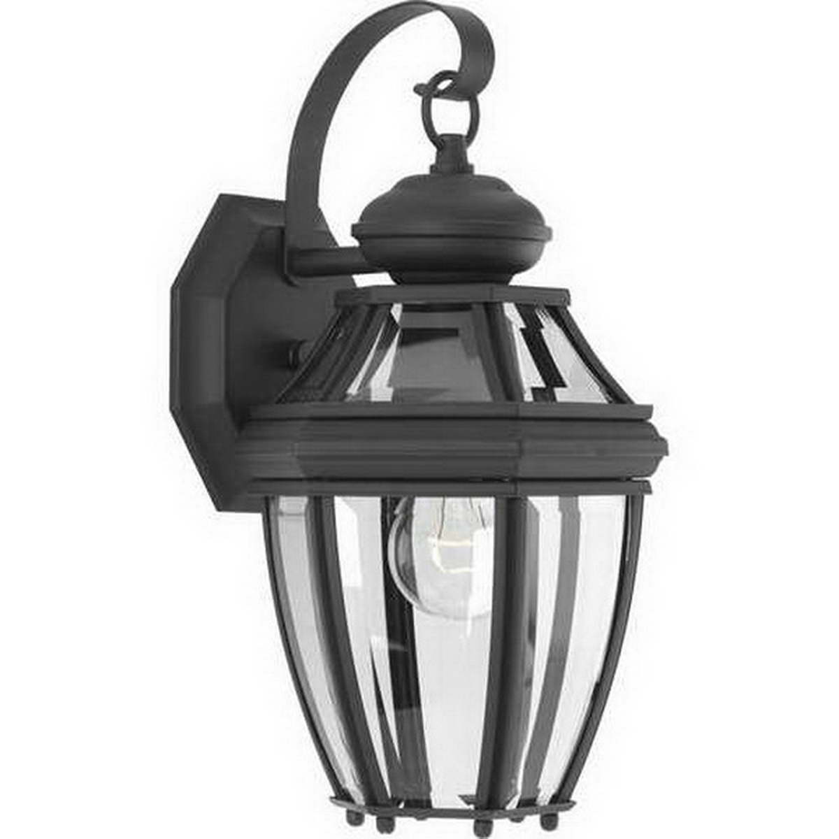 New Haven 15 in. Outdoor Wall Sconces Black Finish