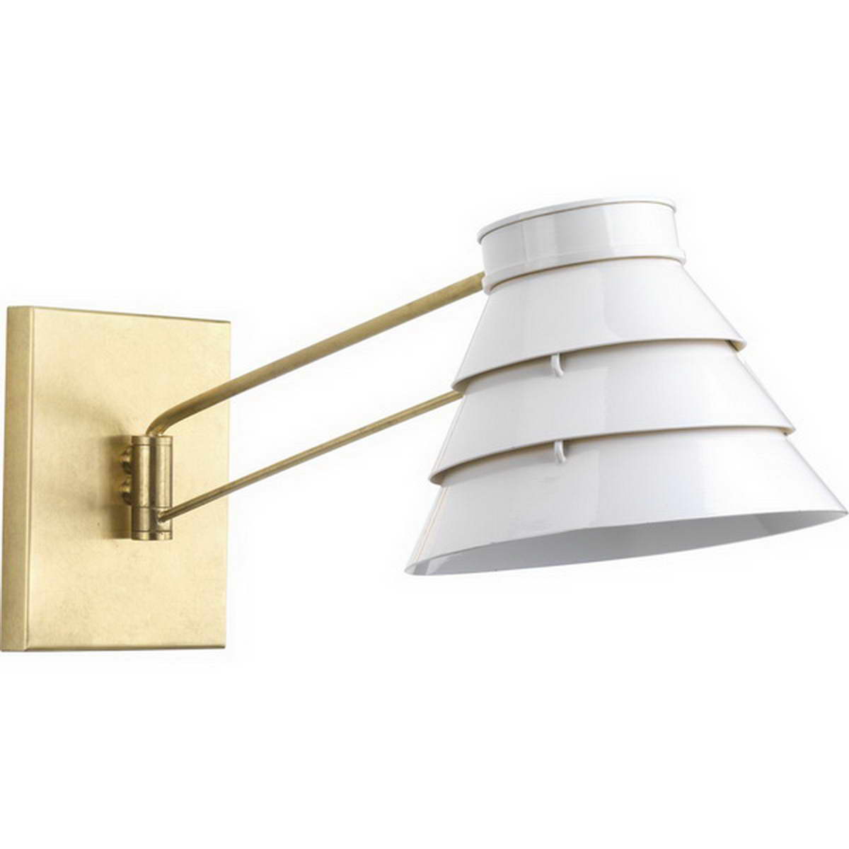 Onshore 12 In. Armed Sconce Brass Finish
