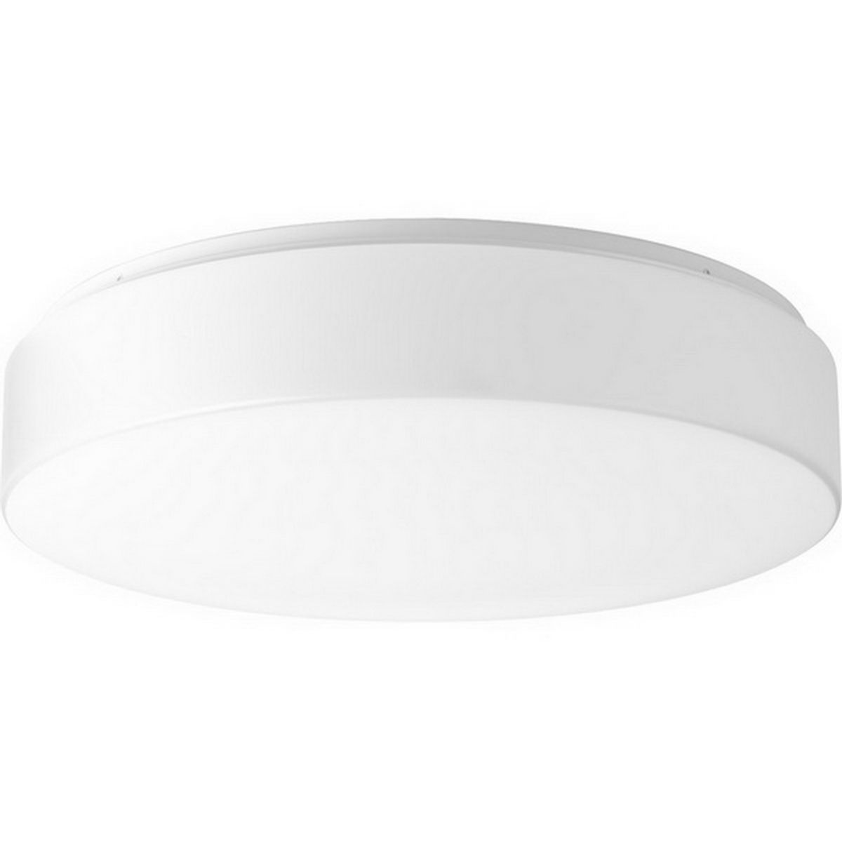 Drums and Clouds 17 in LED Flush Mount Light White finish - Bees Lighting