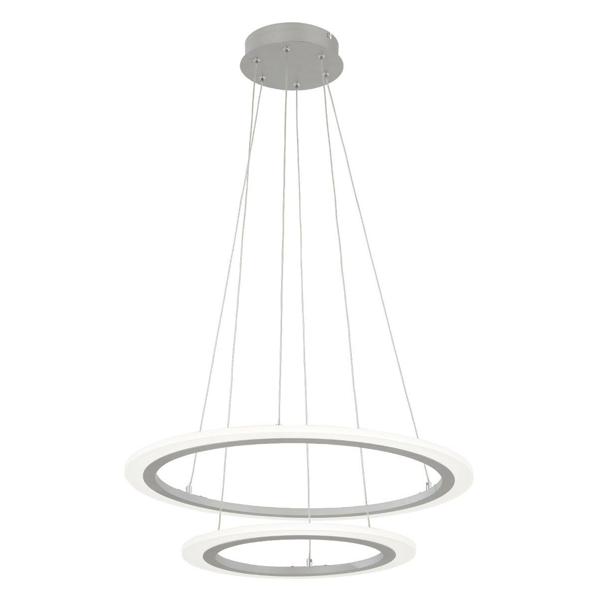 Discovery 24 in. LED Pendant Light Silver finish