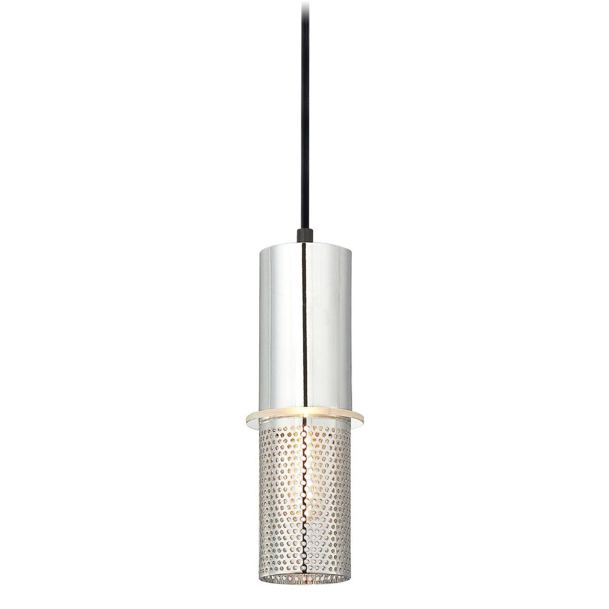 Larry 4 in. Pendant Light Chrome finish - Bees Lighting
