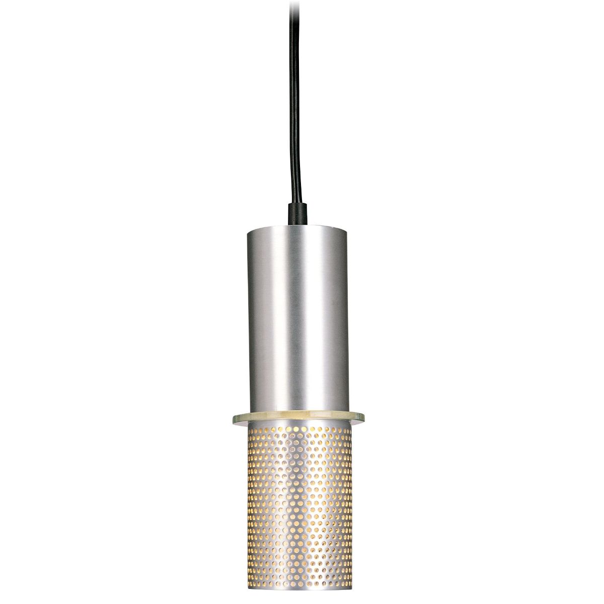 Larry 4 in. Pendant Light Satin Aluminum finish - Bees Lighting