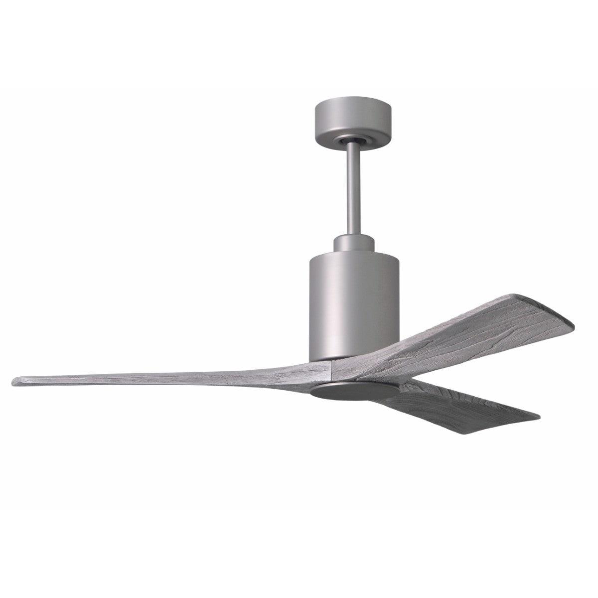 Patricia 52 Inch 3 Blades Modern Outdoor Ceiling Fan With Light, Wall And Remote Control Included