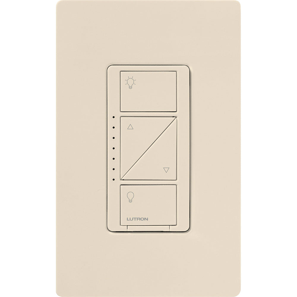 Caseta Wireless In-Wall Smart Dimmer PRO, 250W LED, 3-Way/Multi-Location, Light Almond - Bees Lighting