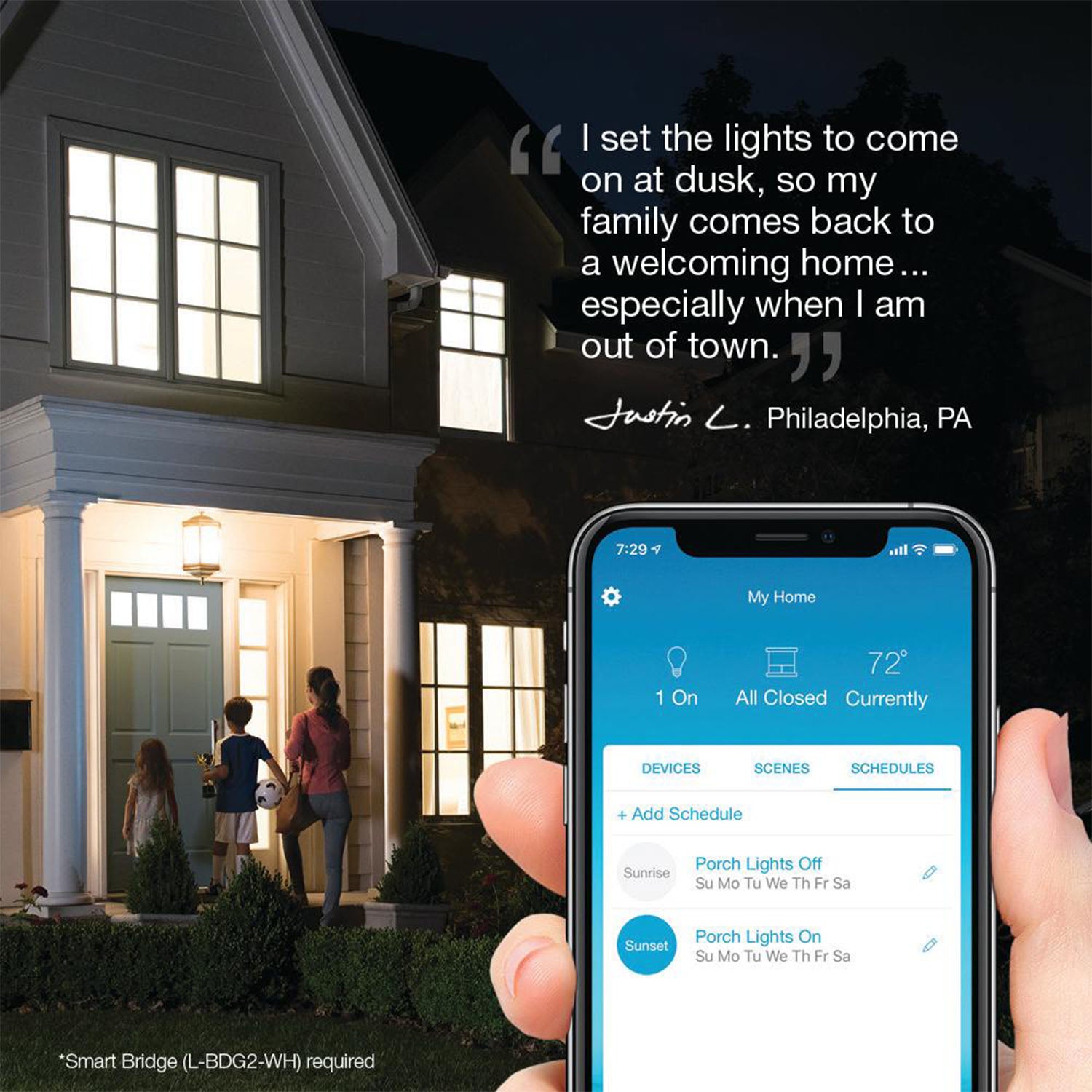 Caseta Wireless In-Wall Smart Dimmer PRO, 250W LED, 3-Way/Multi-Location, Black - Bees Lighting