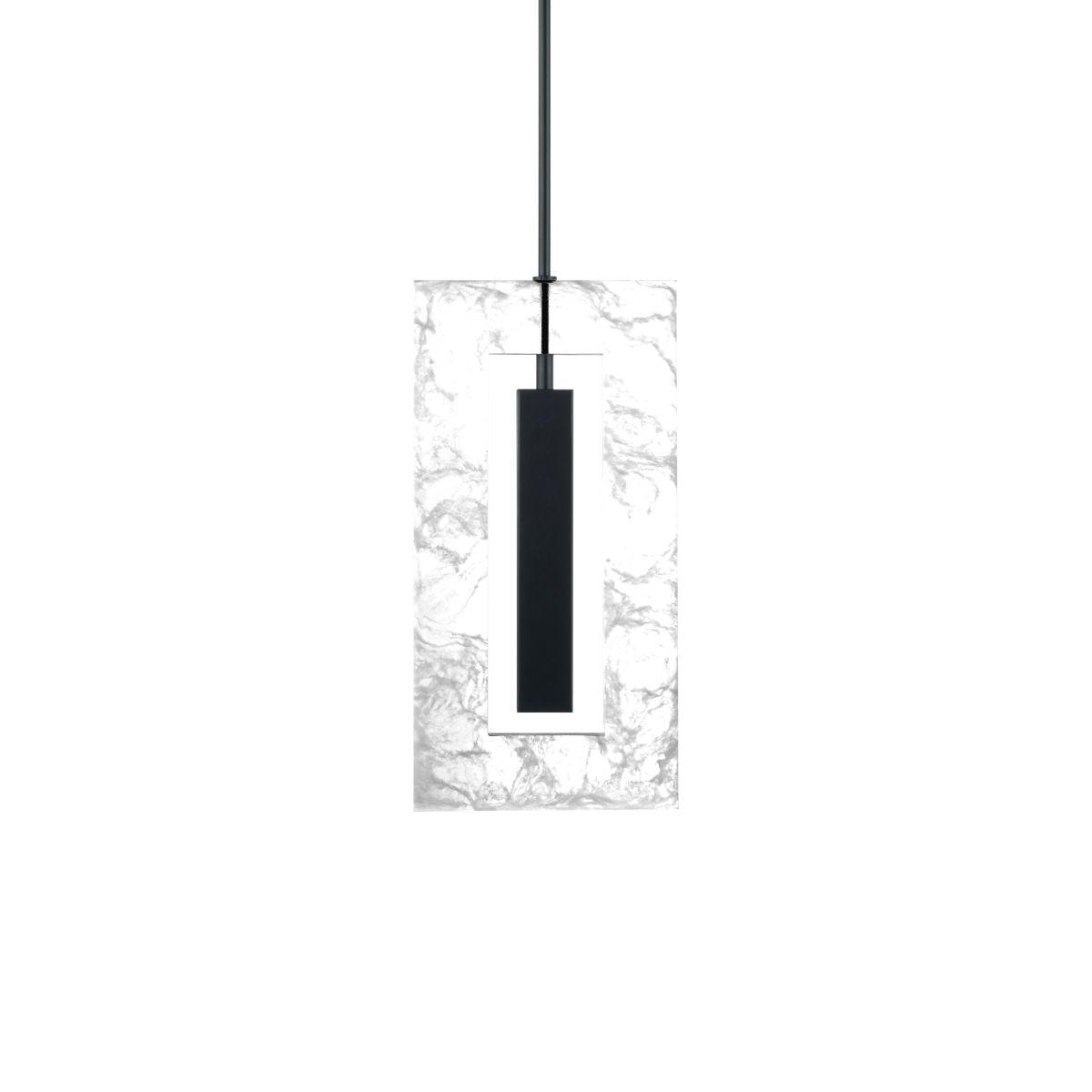 Cambria 16 in. LED Pendant Light Black Finish - Bees Lighting