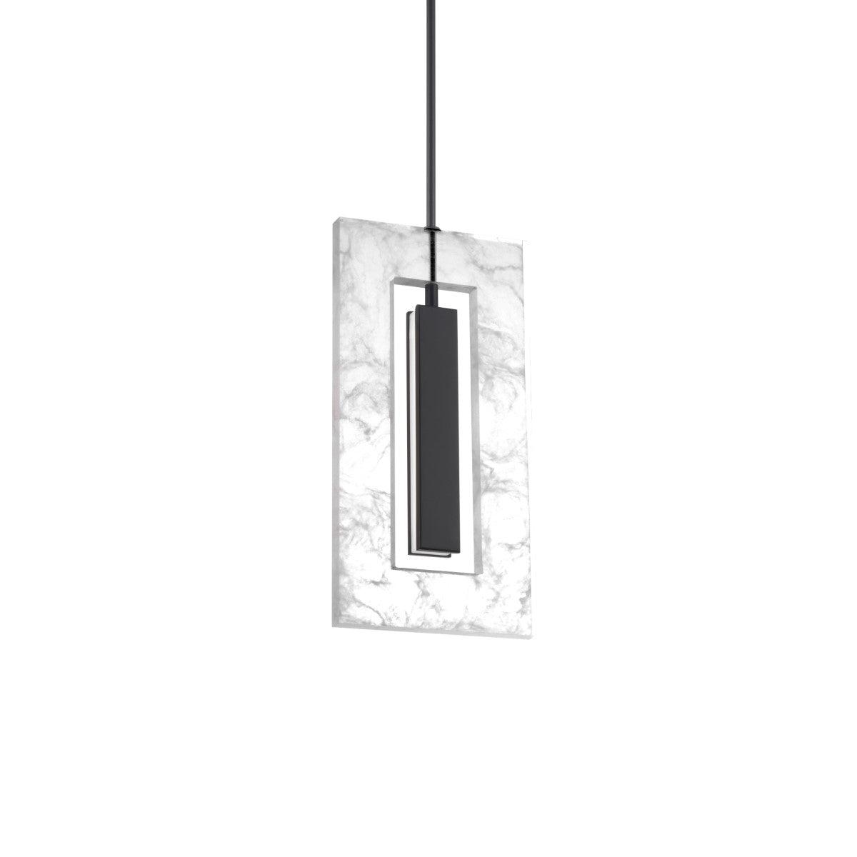 Cambria 16 in. LED Pendant Light Black Finish - Bees Lighting