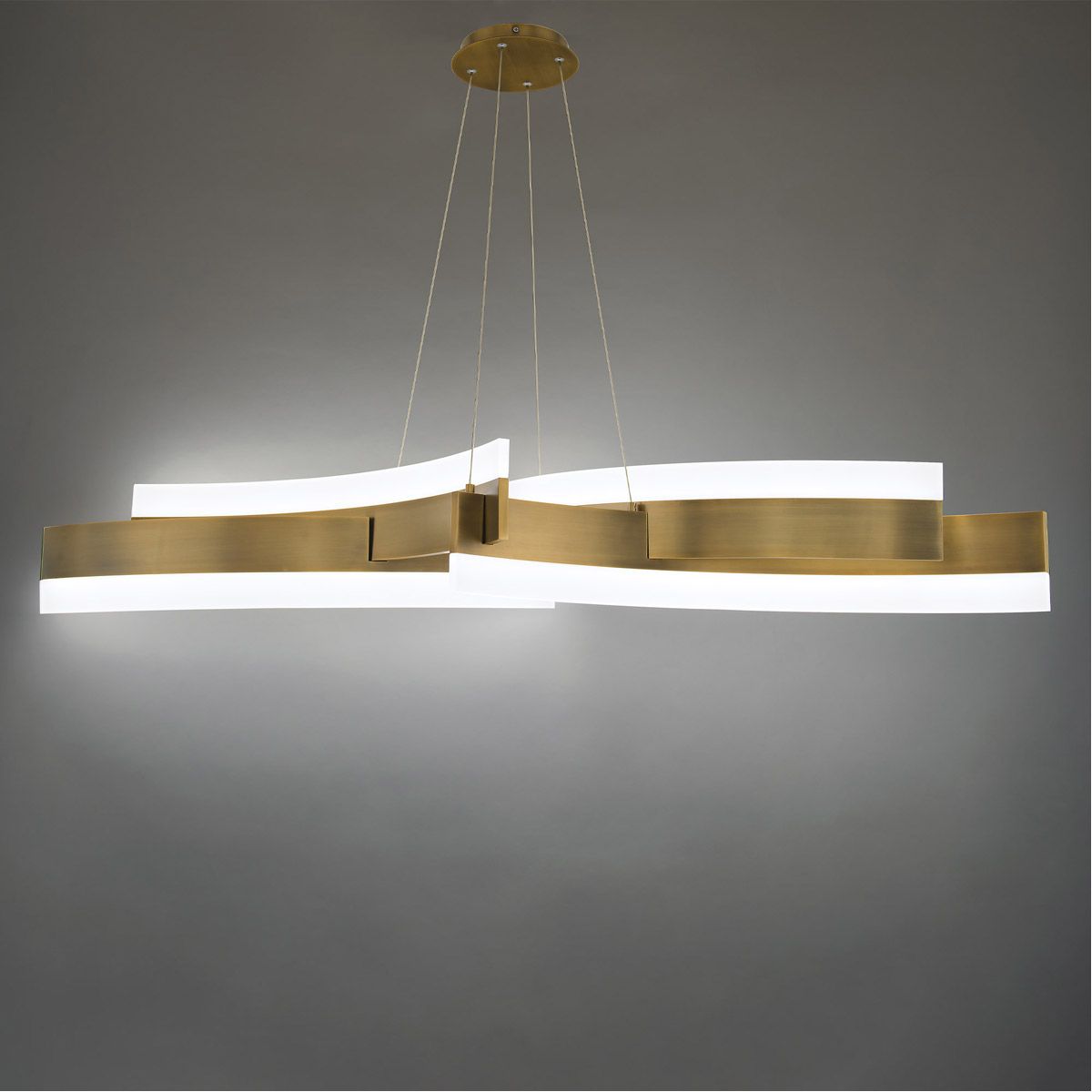 Arcs 57" LED Pendant Light - Bees Lighting