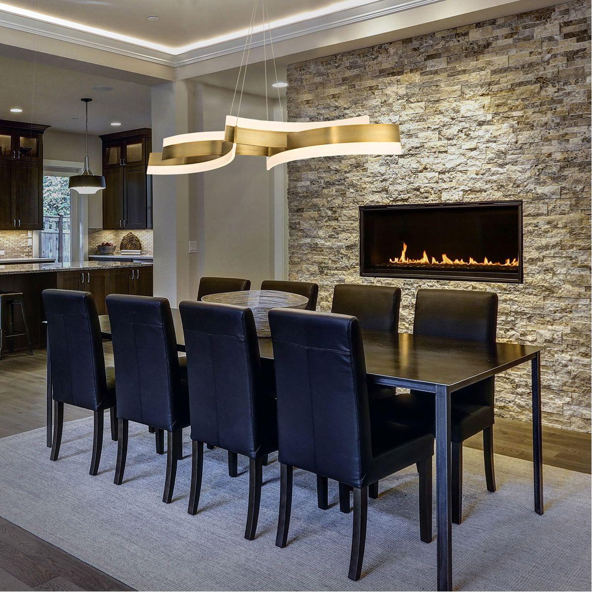 Arcs 57" LED Pendant Light - Bees Lighting