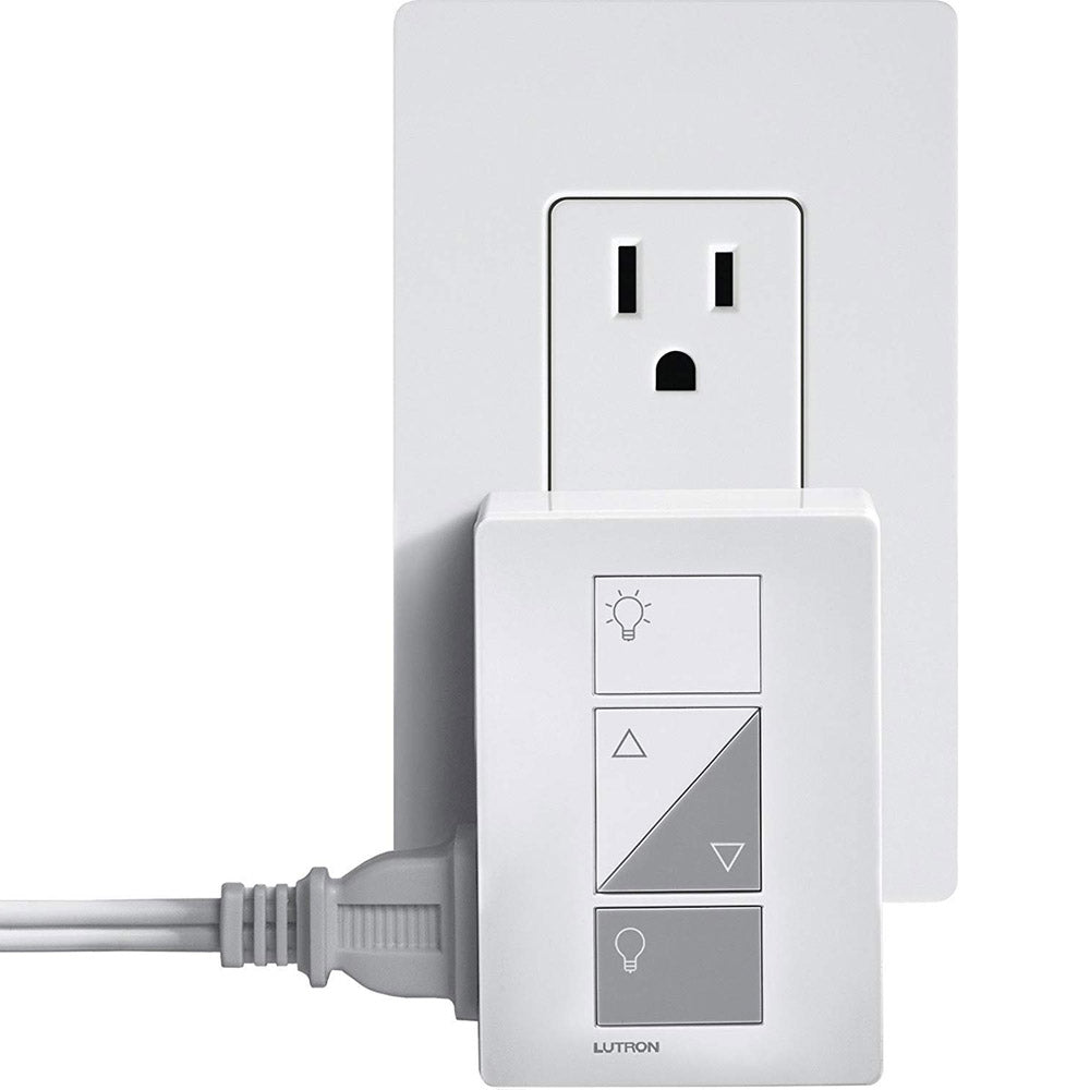 Caseta Wireless Indoor Lamp Dimming Smart Plug Controls 2 plug-in Lamps