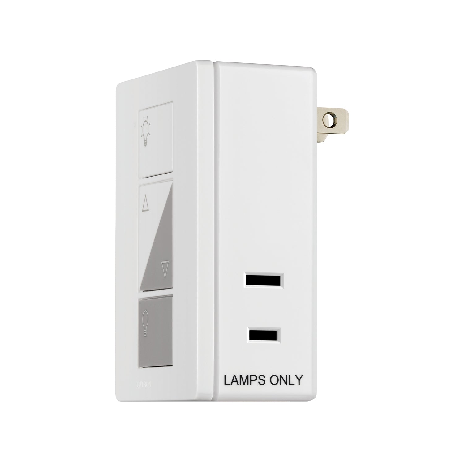 Caseta Wireless Smart Plug Lamp Dimmer and Pico Remote Kit, White - Bees Lighting