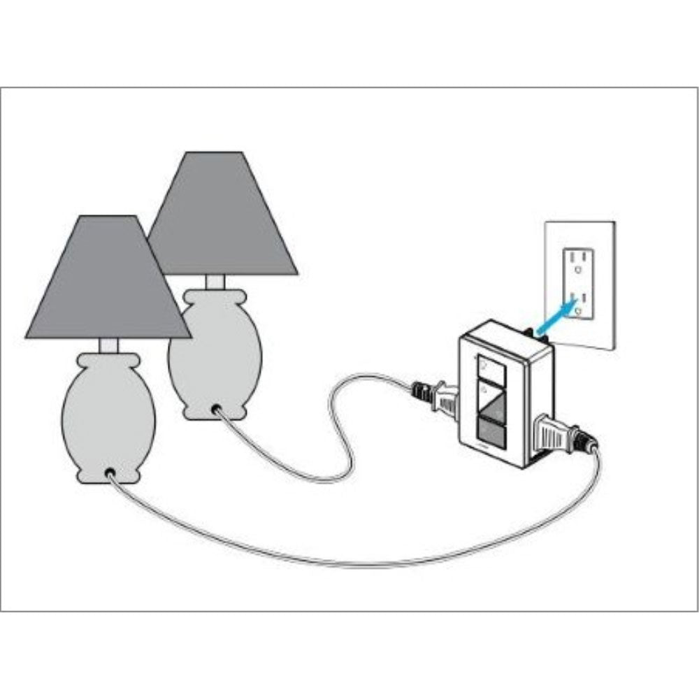 Caseta Wireless Smart Plug-In Lamp Dimmer, 100W LED - Bees Lighting