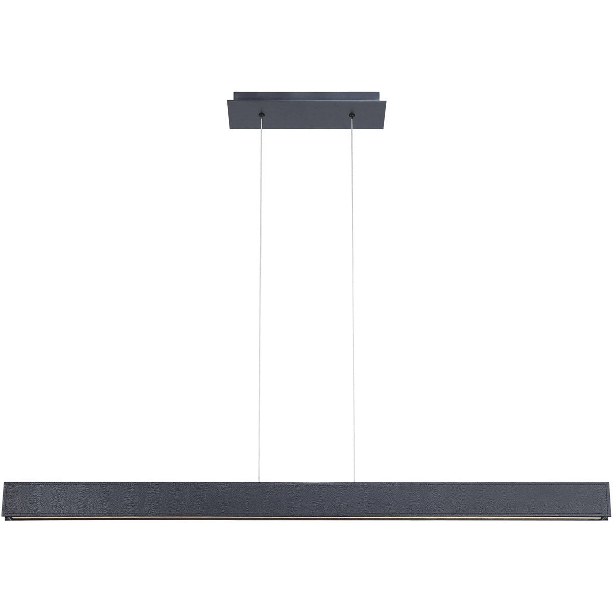 BDSM 42" LED Linear Pendant, Black Finish