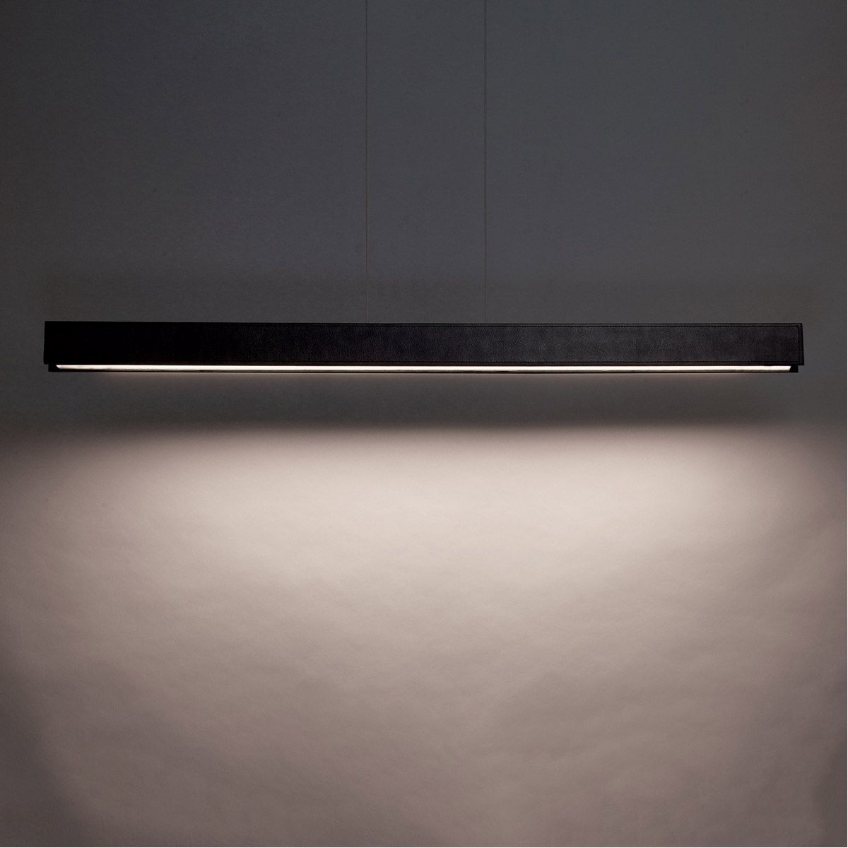 BDSM 42" LED Linear Pendant, Black Finish