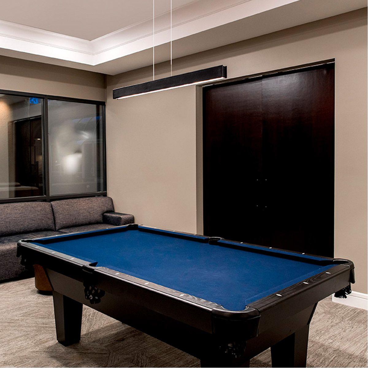 BDSM 42" LED Linear Pendant, Black Finish