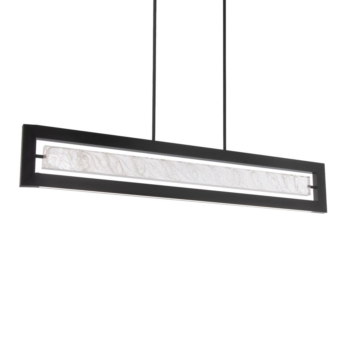 Equilibrium 48 in. LED Pendant Light Black Finish