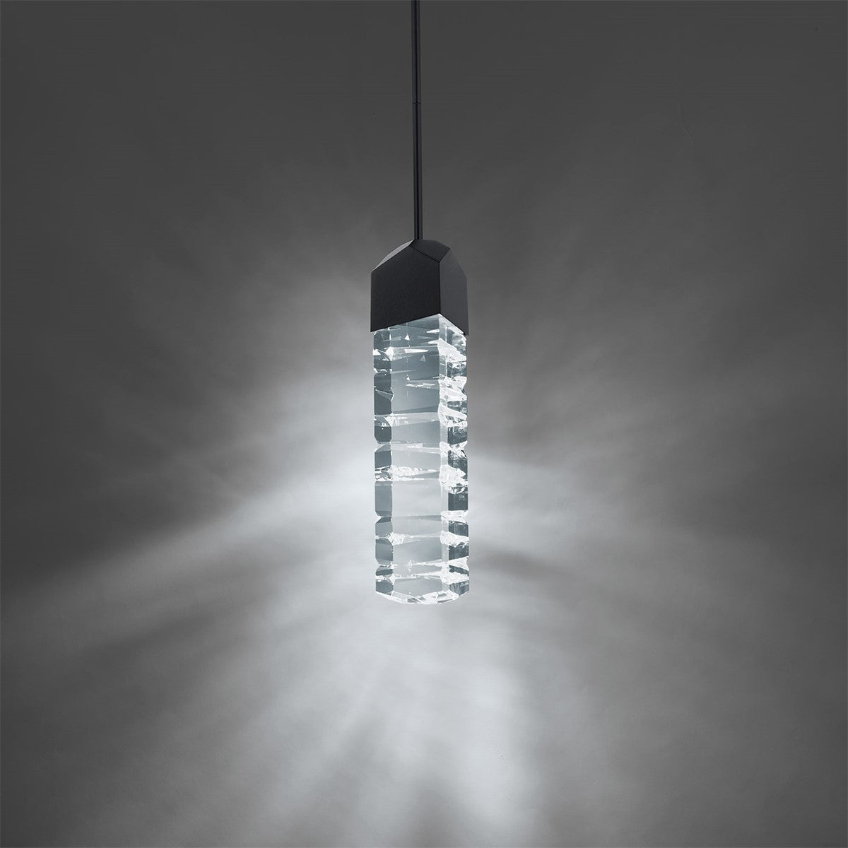 Juliet 15 in. LED Pendant Light Black Finish - Bees Lighting