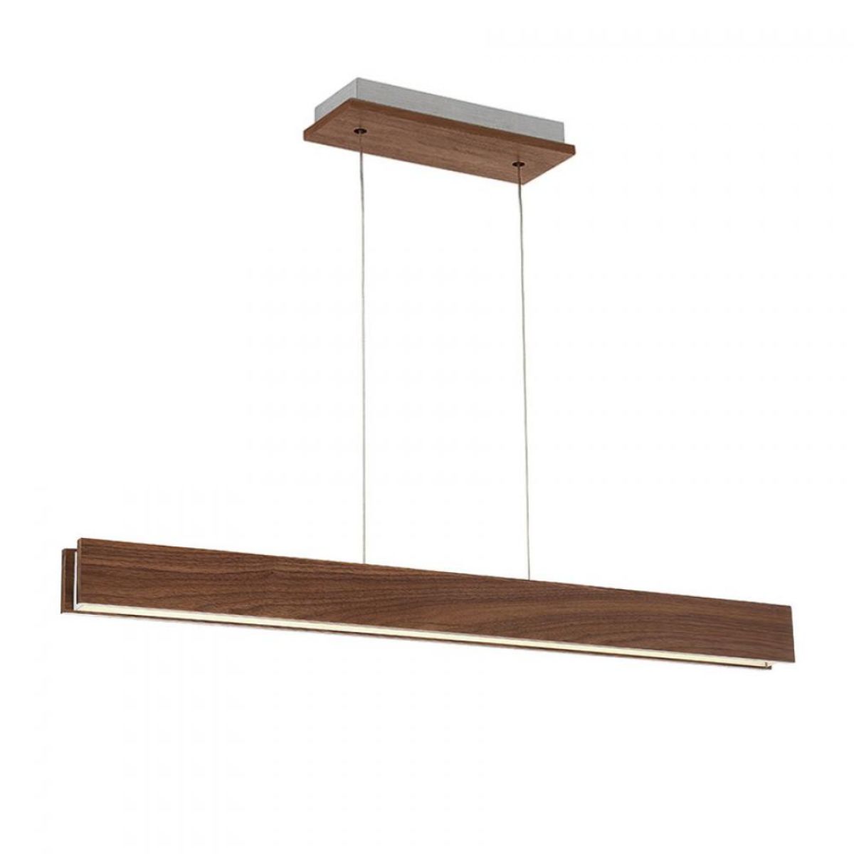 Drift 38 in. LED Pendant Light Brown Finish - Bees Lighting