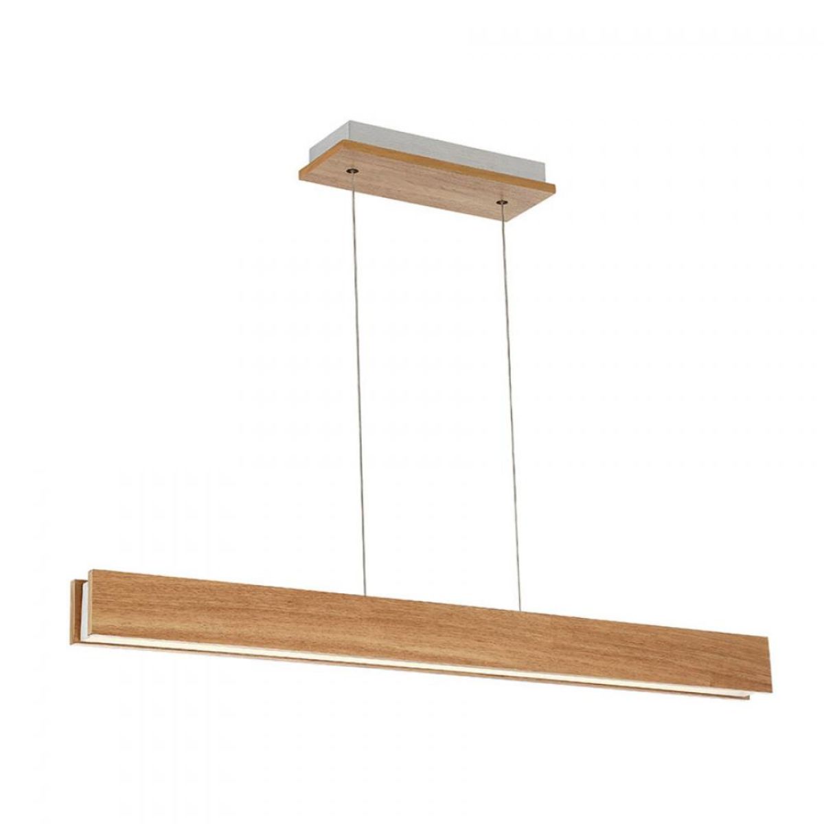 Drift 38 in. LED Pendant Light Almond Finish - Bees Lighting
