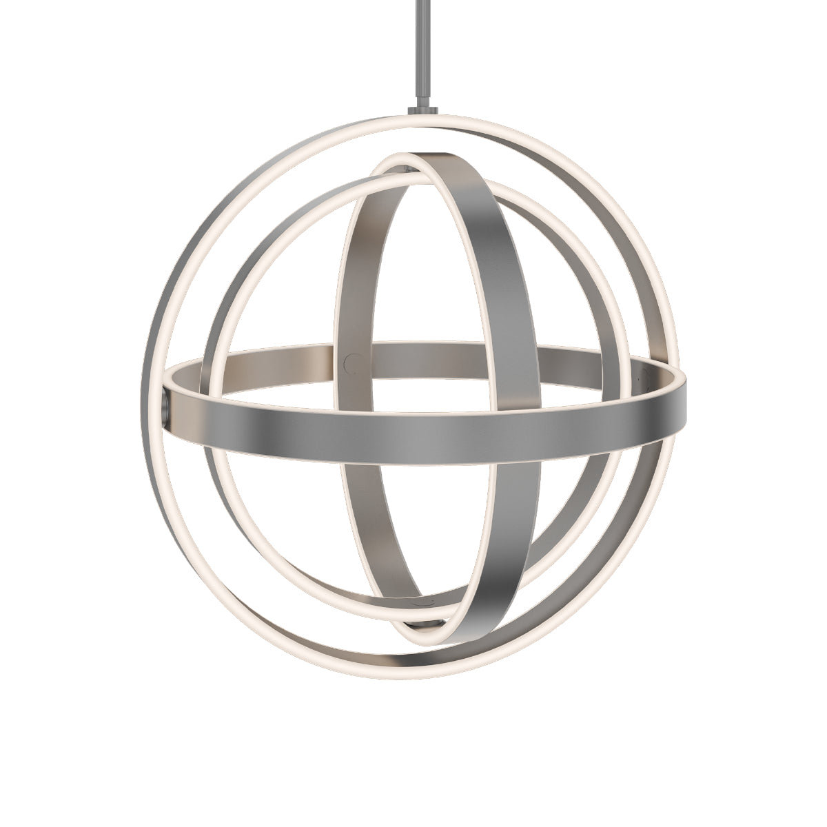 Kinetic 18" LED Pendant Light, Titanium Finish - Bees Lighting