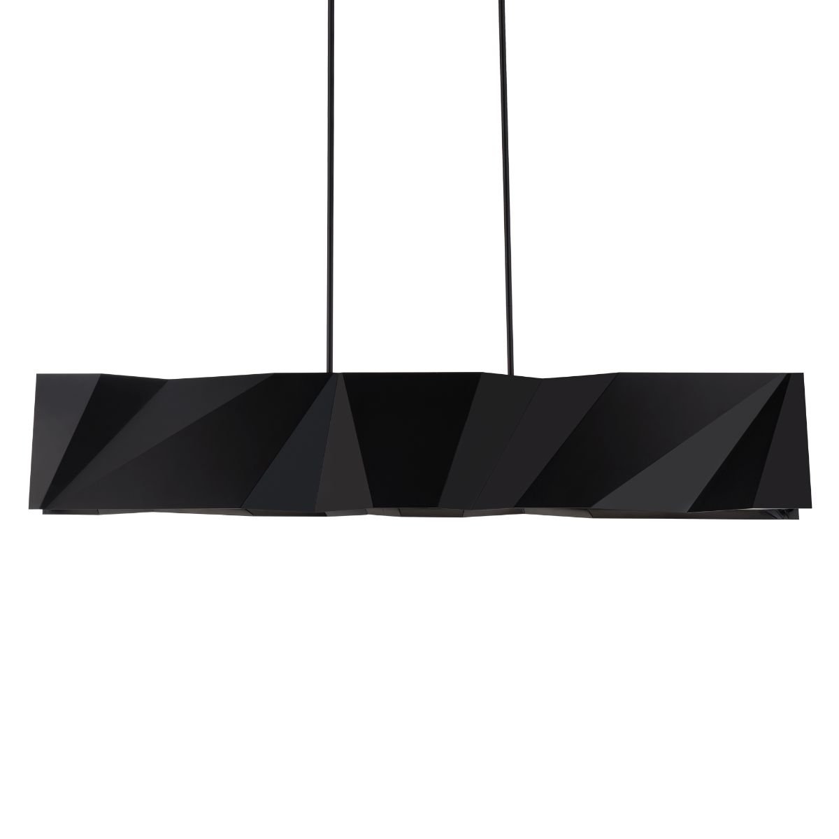 Intrasection 56 in. LED Pendant Light Black finish