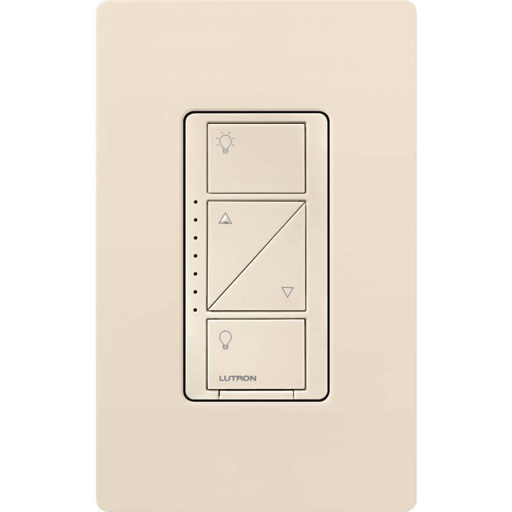 Caseta Wireless Smart LED Dimmer Switch, 150-Watt LED, 3-Way/Multi-Location, Light Almond - Bees Lighting