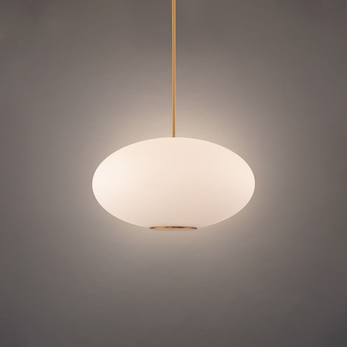 Illusion 22 in. LED Pendant Light 3000K Brass finish - Bees Lighting