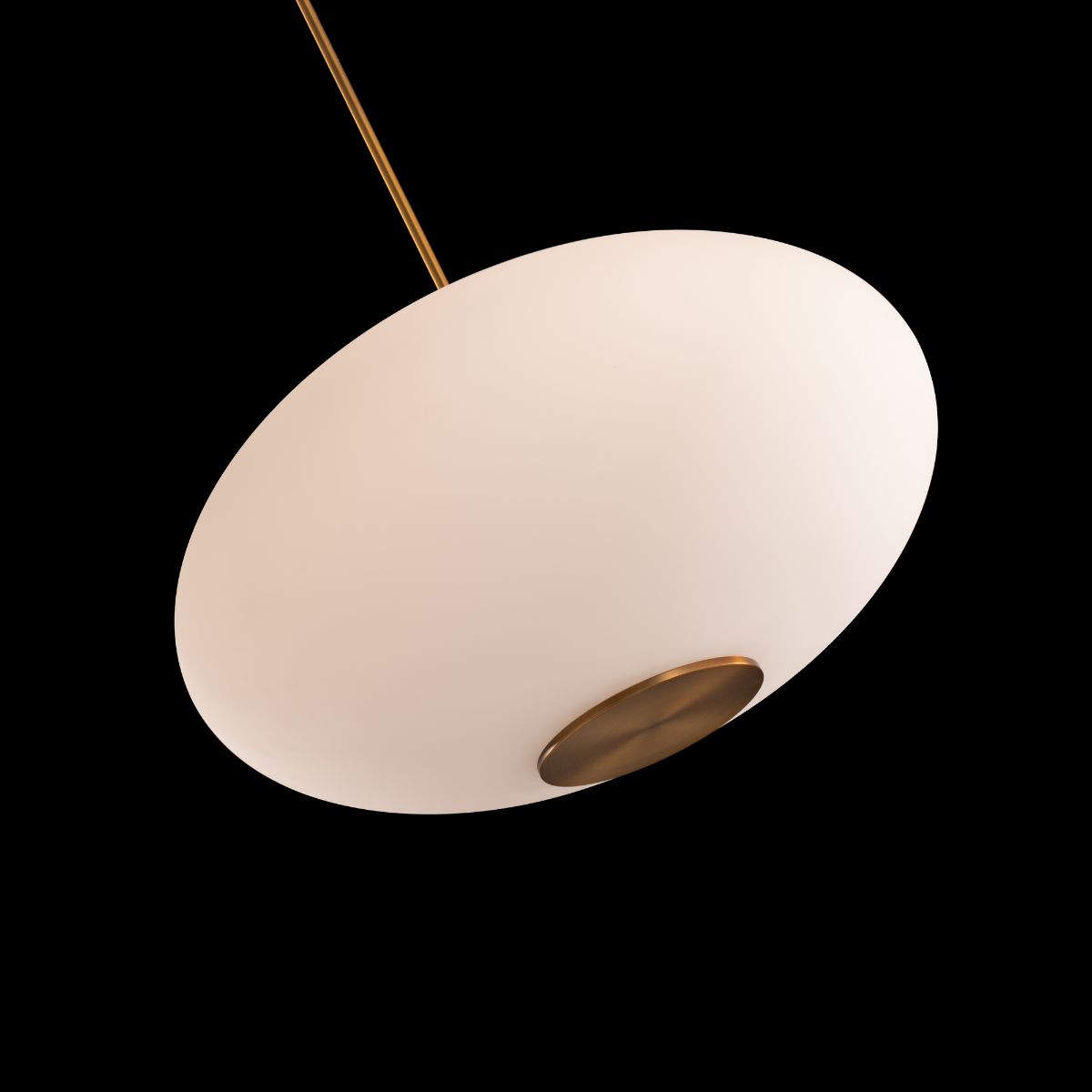 Illusion 22 in. LED Pendant Light 3000K Brass finish - Bees Lighting