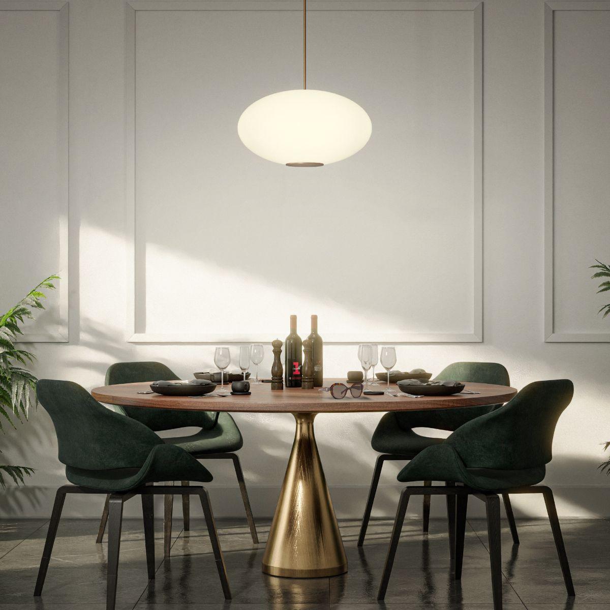 Illusion 22 in. LED Pendant Light 3000K Brass finish - Bees Lighting