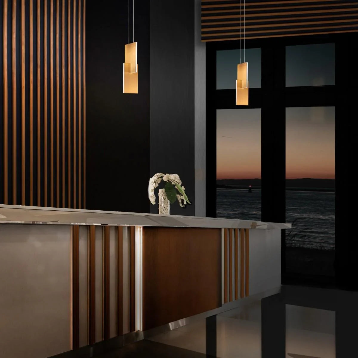 Amari 5 in. LED Pendant Light - Bees Lighting