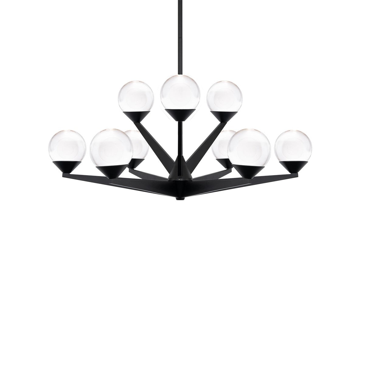 Double Bubble 27 in. 9 Lights LED Chandelier - Bees Lighting