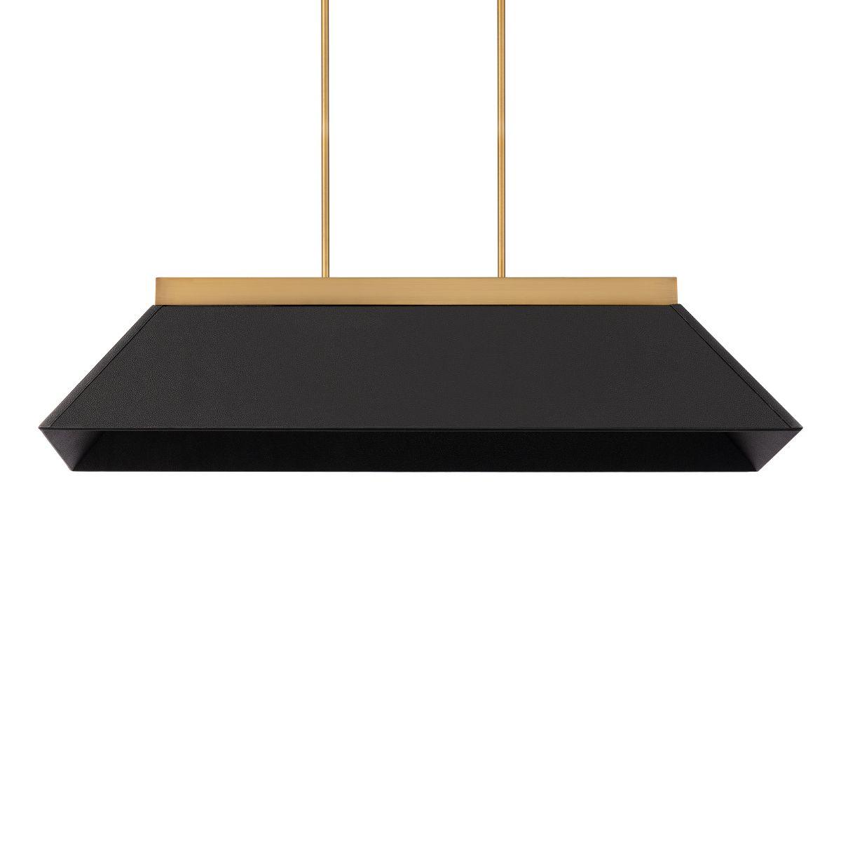 Bentley 44 in. LED Pendant Light Black & Brass finish - Bees Lighting