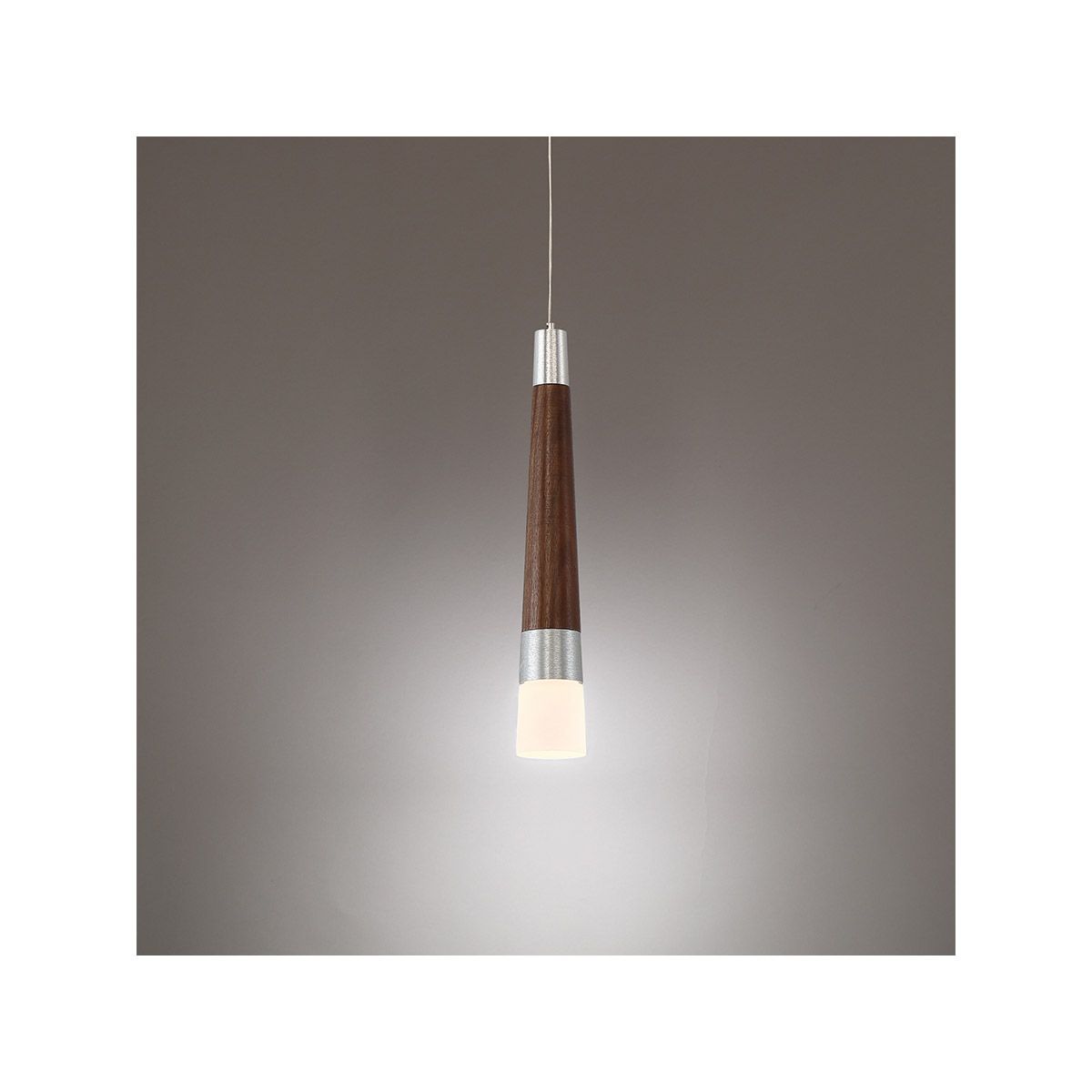 Padron 2 in. LED Pendant Light Brown Finish